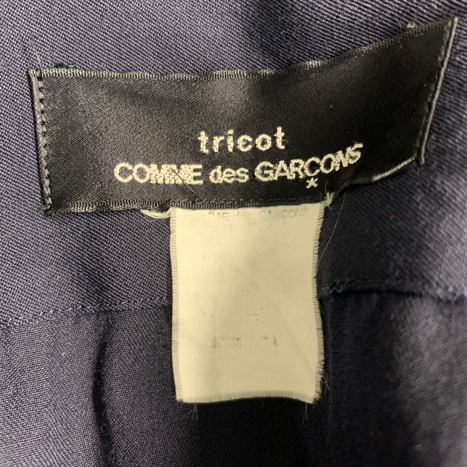 Comme des Garcons COMME des GARCONS Size S Navy Twill Buttoned Shirt Size S / US 4 / IT 40 - 7 Thumbnail