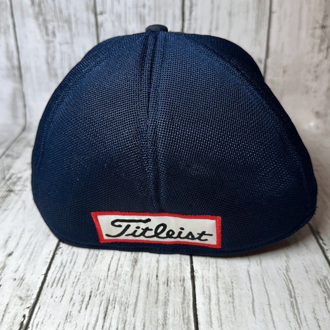 Titleist Titleist Golf Hat - Blue Embroidered - Tour Performance - Pro V1 - Fitted - One Size - Gray Multicolor - Snapback - Unisex Adults Size ONE SIZE - 3 Thumbnail