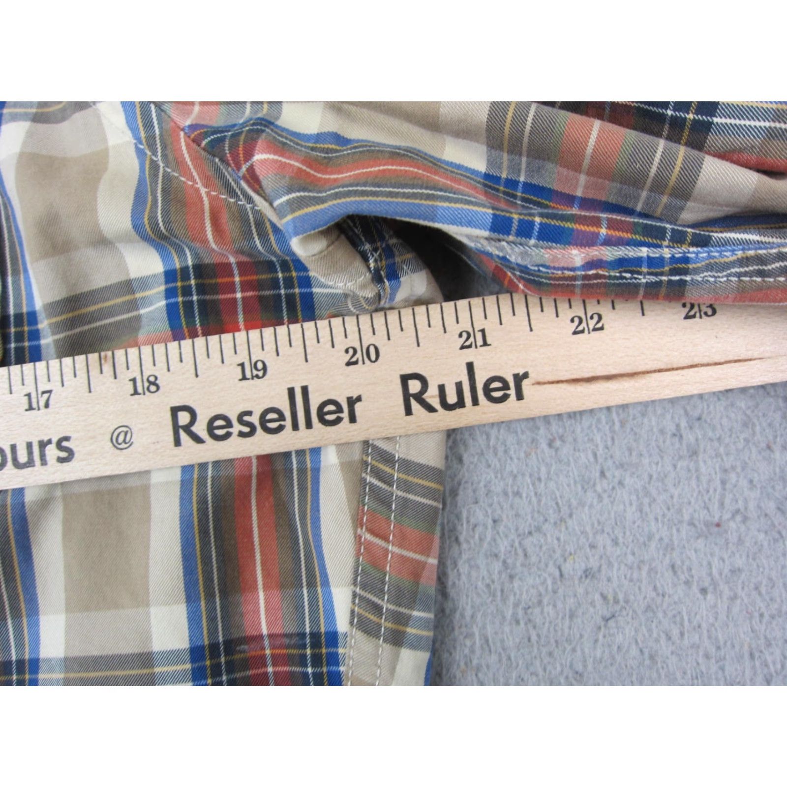 Abercrombie & Fitch VINTAGE Abercrombie & Fitch Shirt Mens M Plaid Button-Up Long Sleeve Collared Western Casual Brown Size US M / EU 48-50 / 2 - 7 Thumbnail