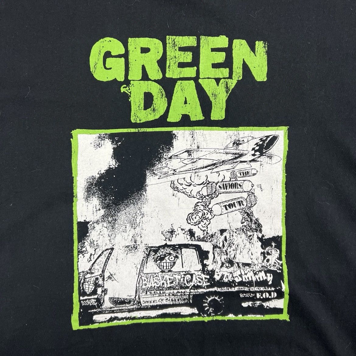 Band Tees Rare!Green Day The Saviors Tour Basket Case Tee Big Logo Y2K Size US XXL / EU 58 / 5 - 7 Thumbnail