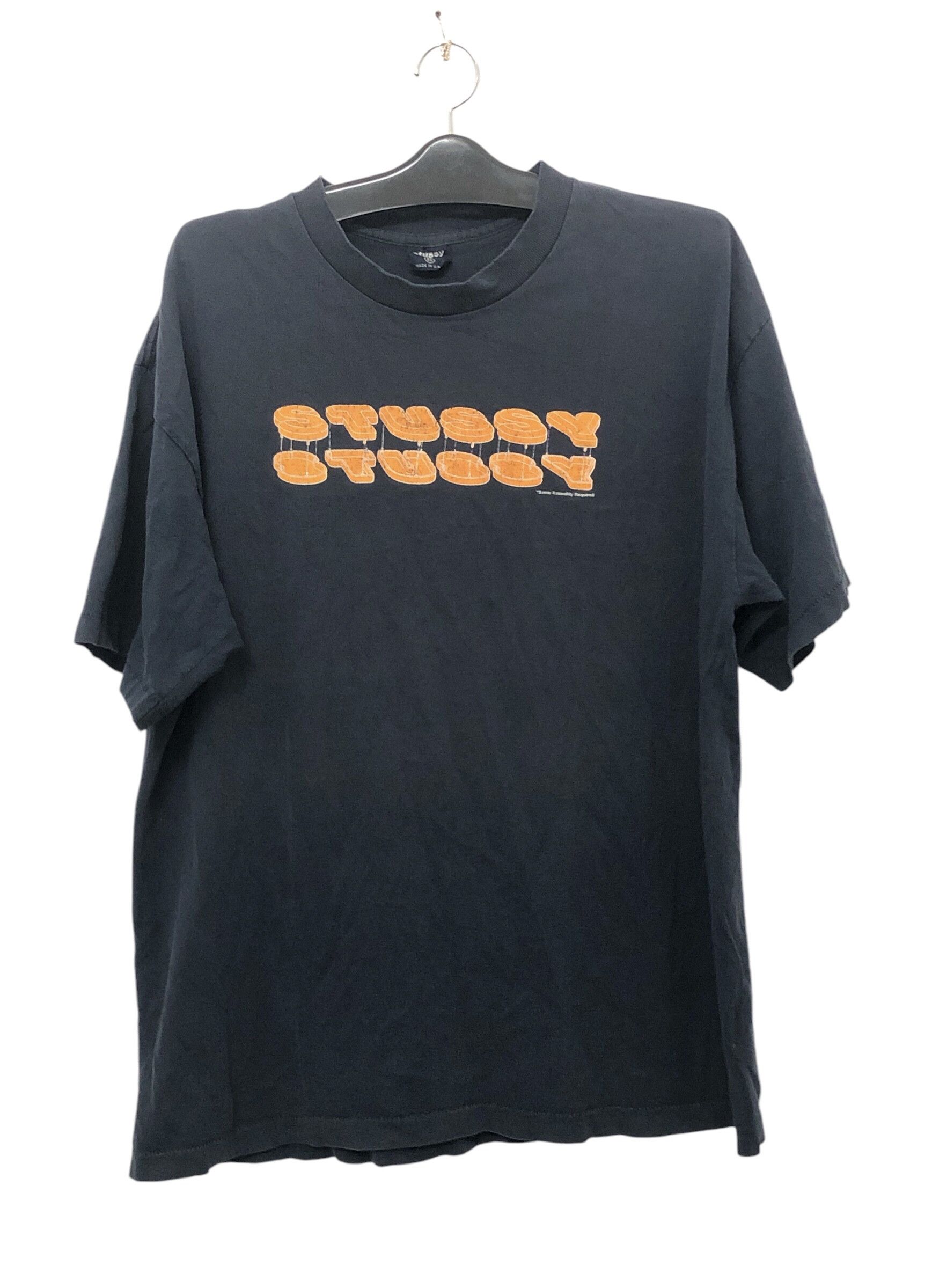 Stussy × Vintage Vintage Worn 90s Stussy Some Assembly Required Tees Size US XL / EU 56 / 4 - 1 Thumbnail