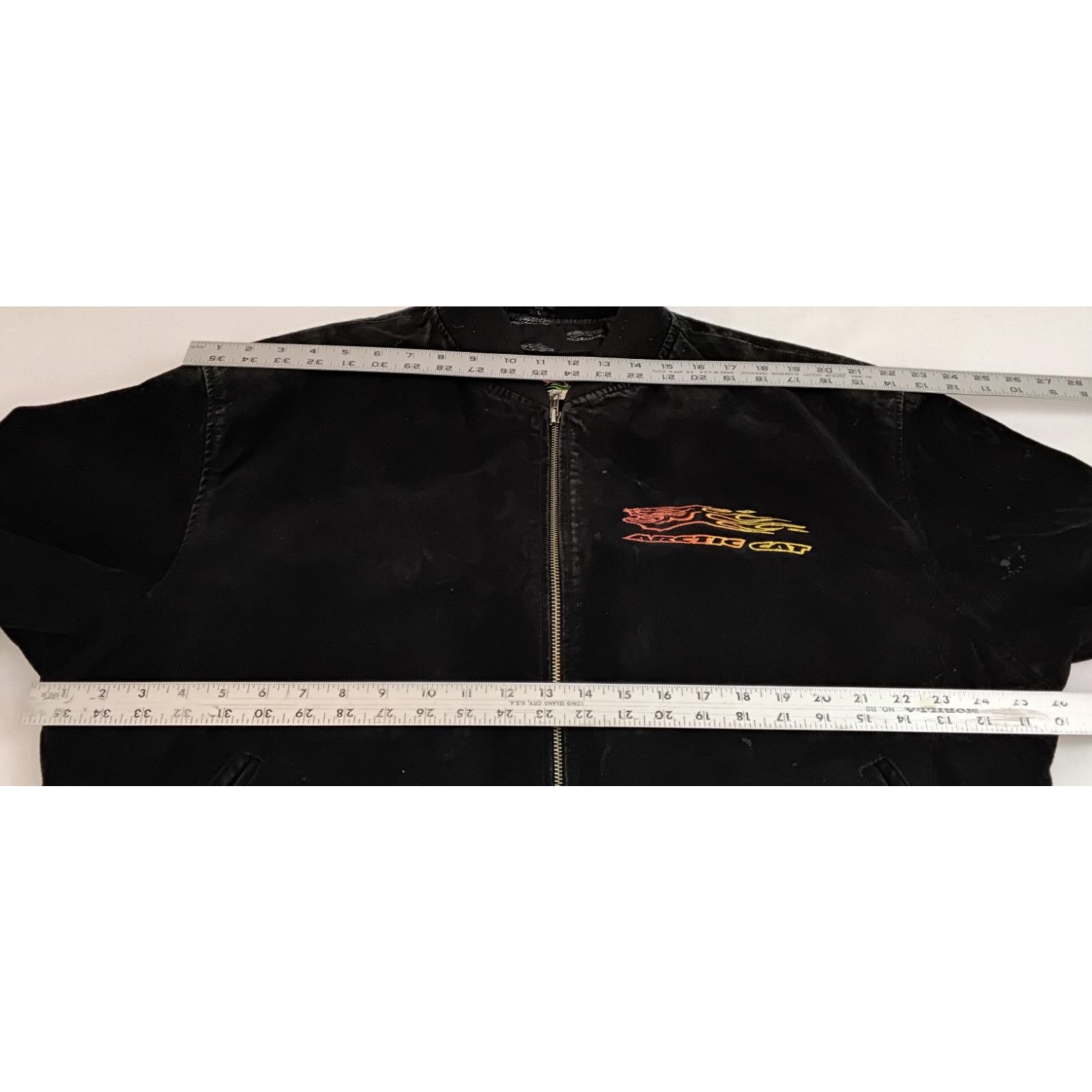 Other Arctic Cat Suede Leather Bomber Jacket Men's L Black Size US L / EU 52-54 / 3 - 16 Thumbnail