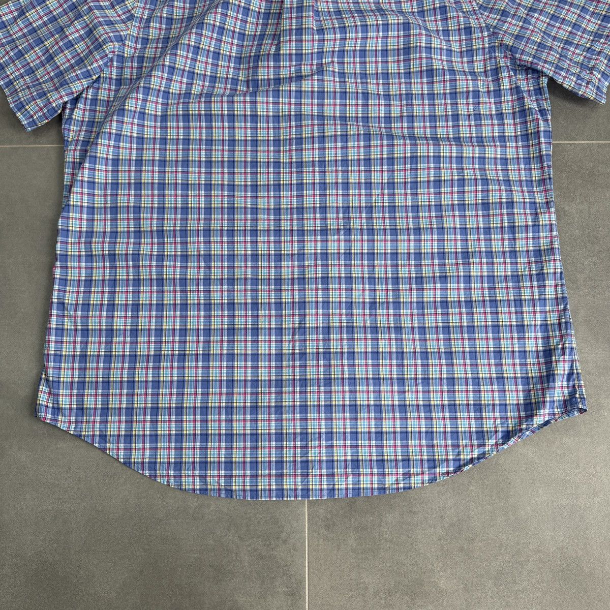 Polo Ralph Lauren × Vintage Polo Ralph Lauren PRL Checked Button Shirt Short Sleeve Size US XL / EU 56 / 4 - 16 Thumbnail