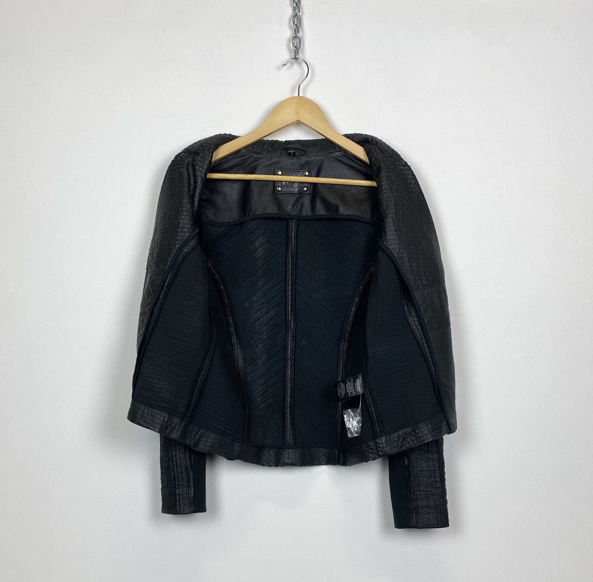 Maje Maje Leather Jacket Ladies Size L Avant-Garde Luxury Size L / US 10 / IT 46 - 8 Thumbnail