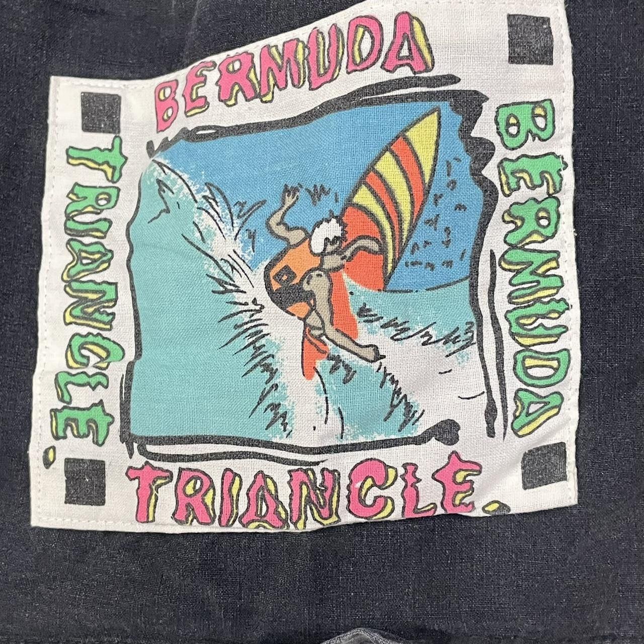 Other Bermuda Triangle Vintage Turtle Patchwork Shorts Size US 32 / EU 48 - 3 Thumbnail