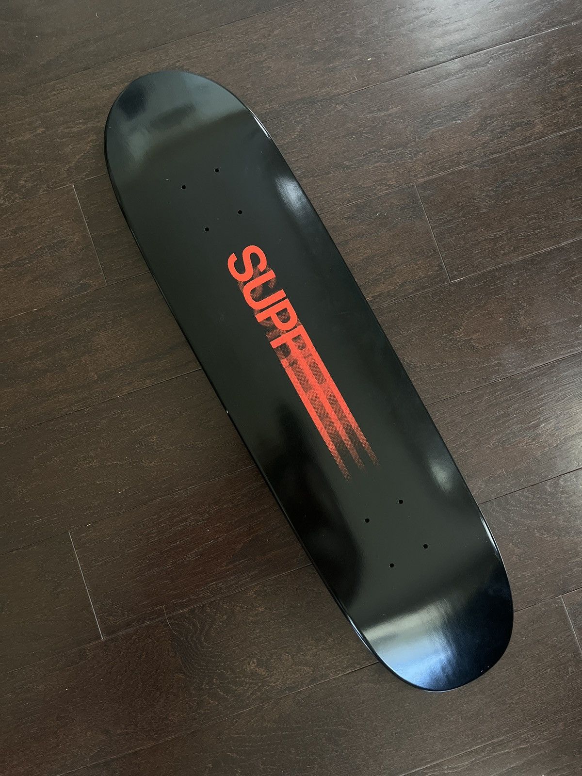 Supreme - supreme Motion Logo Cruiser Skateboard 黒 NWT Supreme Black Red Motion Logo Cruiser Skate Deck