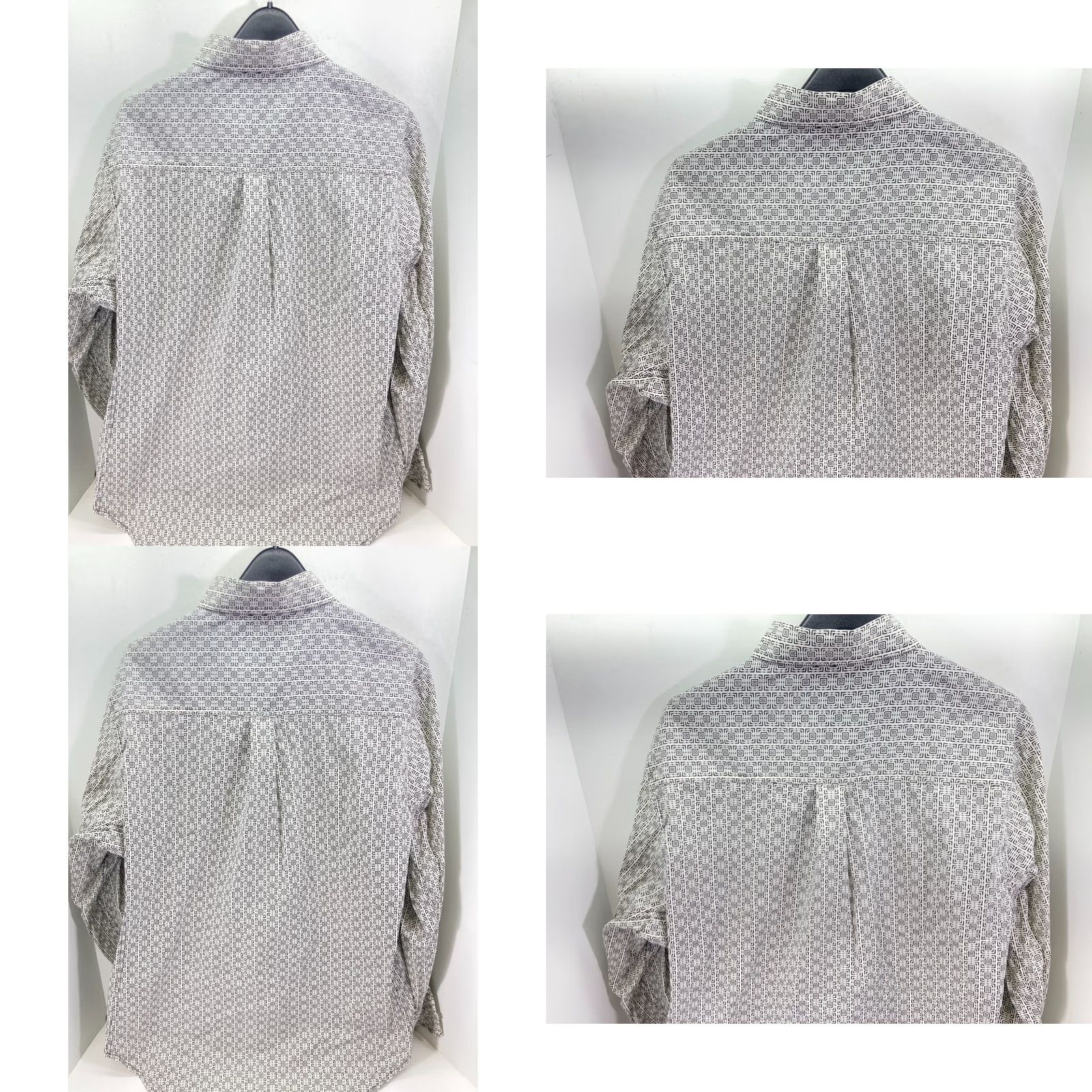 Wrangler VINTAGE? No. Wrangler 20X Competition Button Down Shirt Mens XL White Geometric Print Size US XL / EU 56 / 4 - 8 Thumbnail