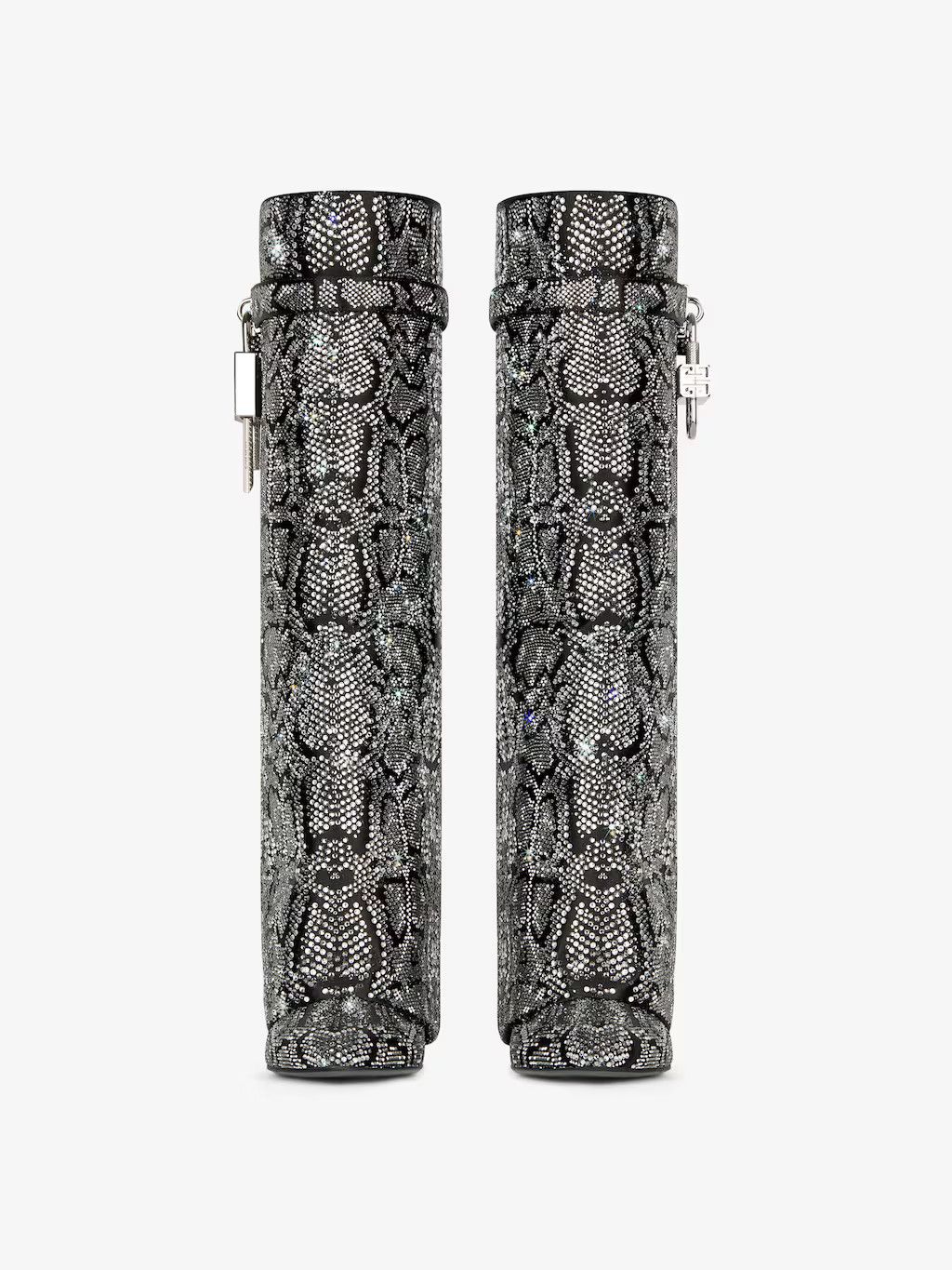 Givenchy o1w1db10525 Shark Lock Pant Boots 90mm in Grey Size US 5 / IT 35 - 4 Thumbnail