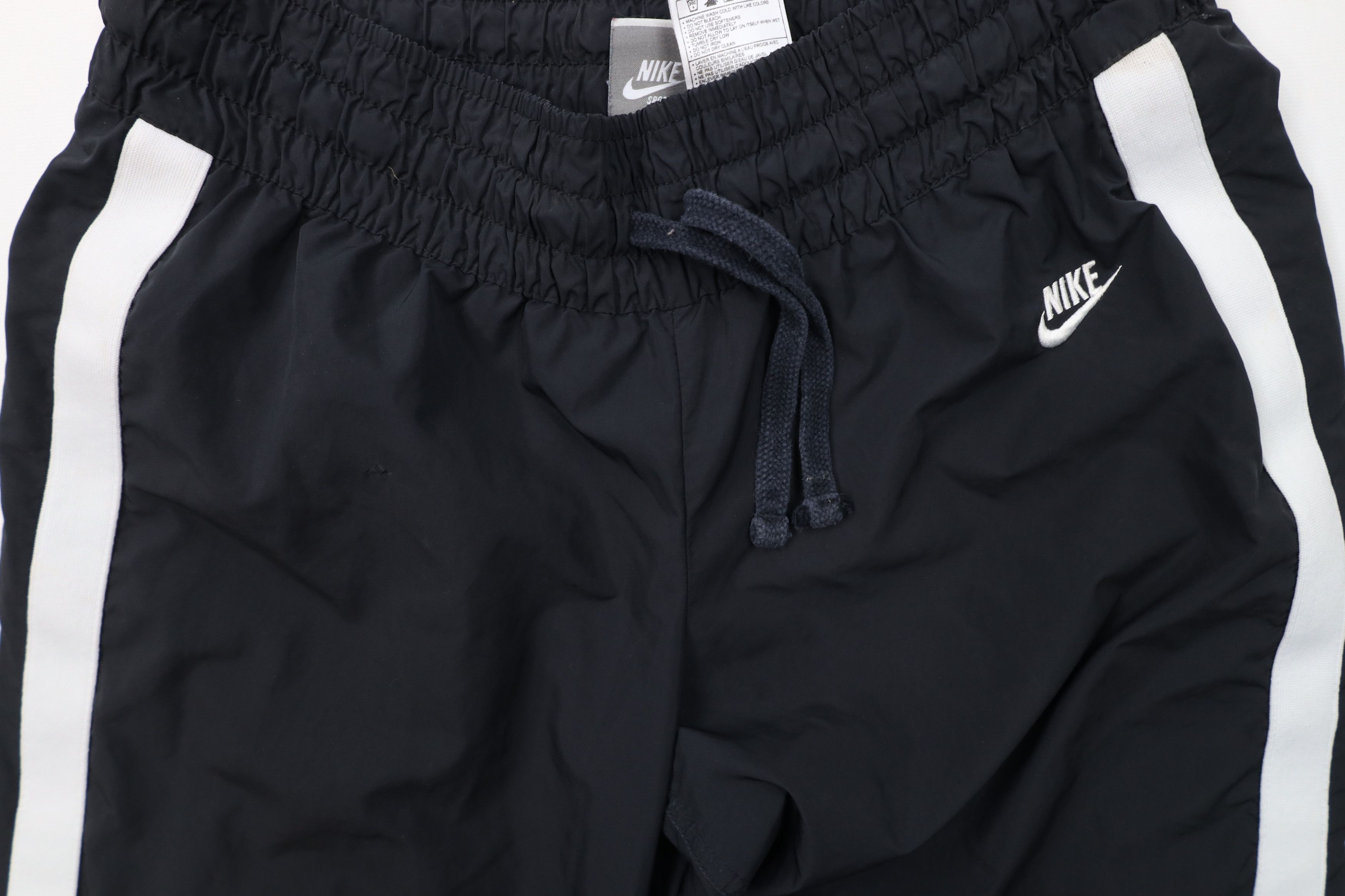 Nike × Vintage Vintage Y2K Nike Swoosh Lined Wide Leg Windbreaker Pants Size 34" / US 12 / IT 48 - 6 Thumbnail
