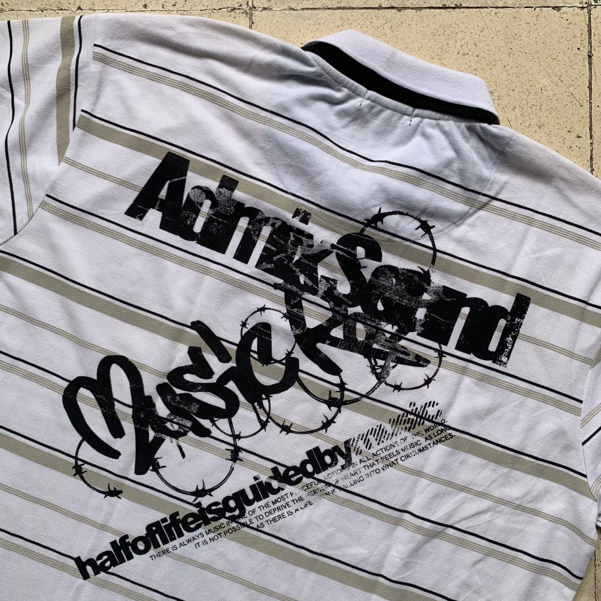 Japanese Brand Vtg 2000's beaumont carr poem print double collar y2k style Size US XL / EU 56 / 4 - 6 Thumbnail
