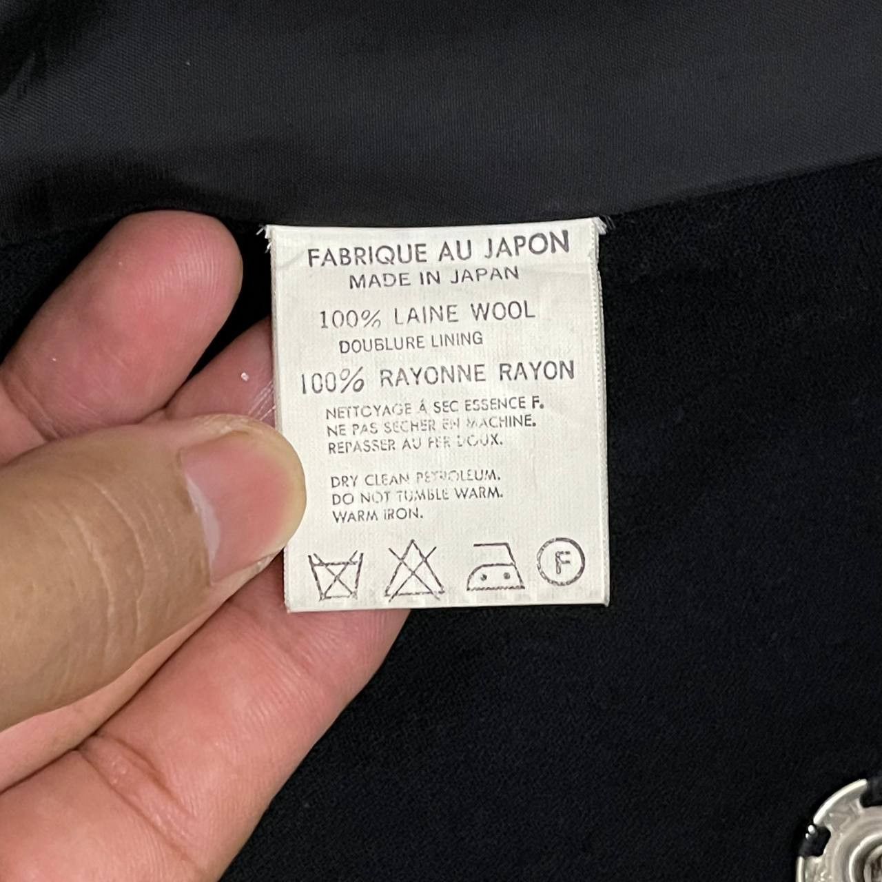 Yohji Yamamoto Yohji Yamanoto Laine Wool Jacket Short Sleeve Size US L / EU 52-54 / 3 - 9 Thumbnail