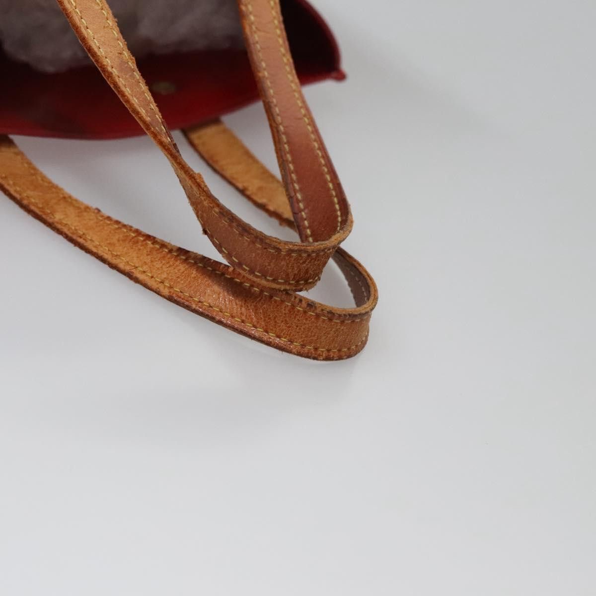 Louis Vuitton LOUIS VUITTON Monogram Vernis Reade PM Hand Bag Red Rouge Size ONE SIZE - 8 Thumbnail
