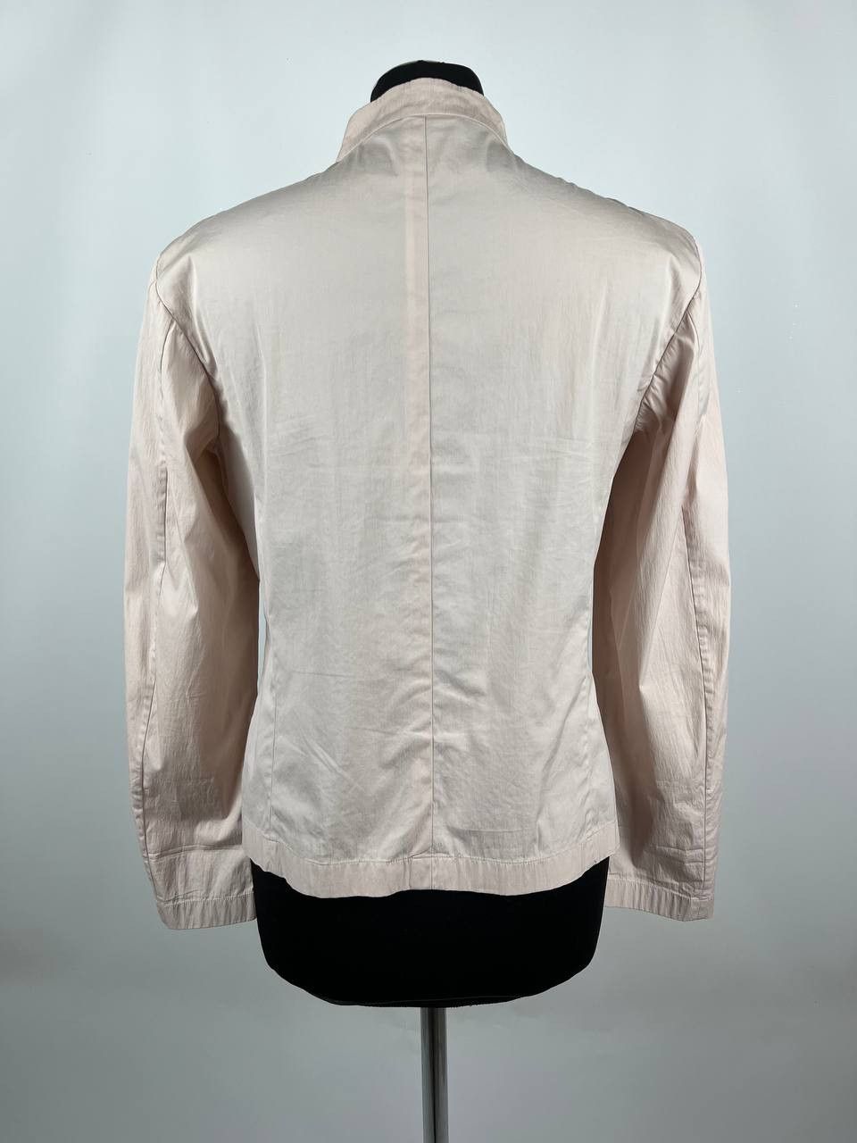 Jil Sander JIL SANDER Beige-Pink Cotton Minimalist Blazer Jacket Size XS / US 0-2 / IT 36-38 - 4 Thumbnail