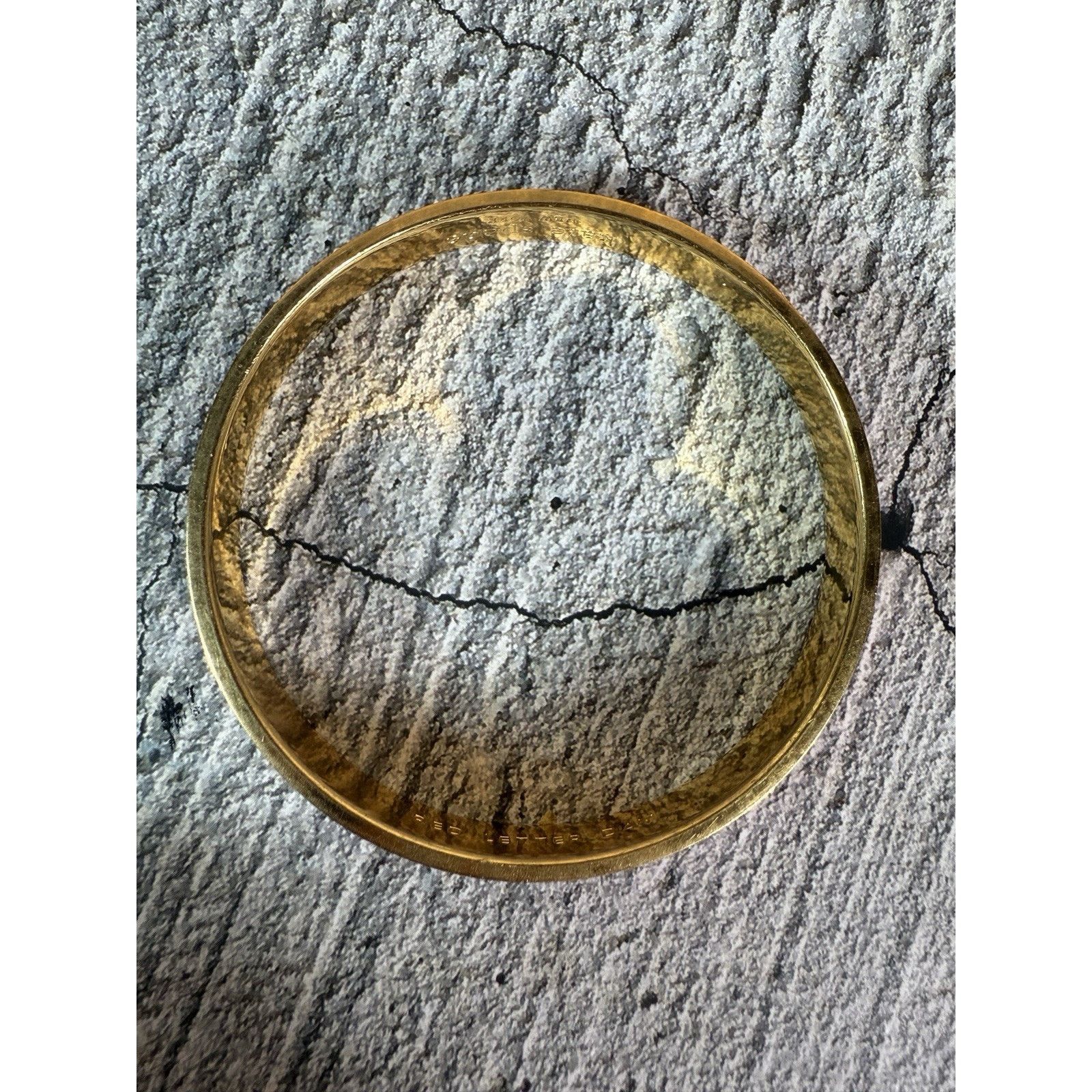 Kate Spade EUC Kate Spade Red Enamel Red Letter Day Gold Plated Bangle Size ONE SIZE - 9 Thumbnail