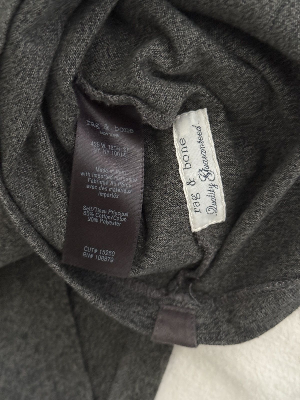 Rag & Bone Rag and Bone Short Sleeve T-Shirt Size US XL / EU 56 / 4 - 6 Thumbnail