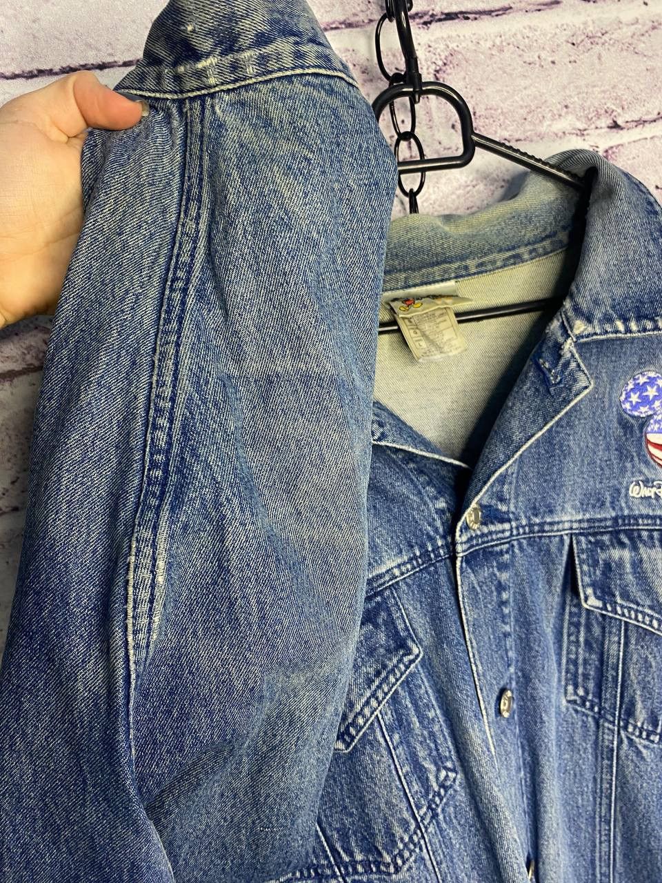 Disney Womens Vintage Denim Jacket Micky Mouse Disney cartoon Size L / US 10 / IT 46 - 13 Thumbnail