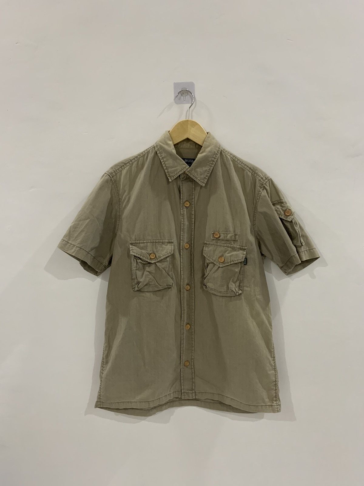 Stussy Stussy Military Button Down Shirt Size US M / EU 48-50 / 2 - 1 Thumbnail
