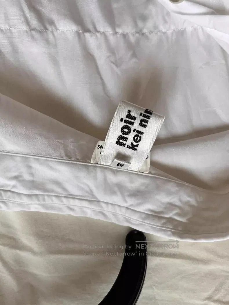 Comme des Garcons Pleated White Shirt from CDG Noir Keininomiya. Size US M / EU 48-50 / 2 - 9 Thumbnail