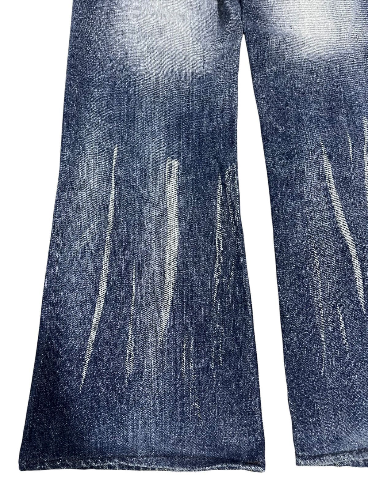 If Six Was Nine × Japanese Brand × Le Grande Bleu (L.G.B.) FLARE💥 JAPANESE BRAND Y2K WASHED BLUE DISTRESSED JEANS Size 32" / US 10 / IT 46 - 12 Thumbnail