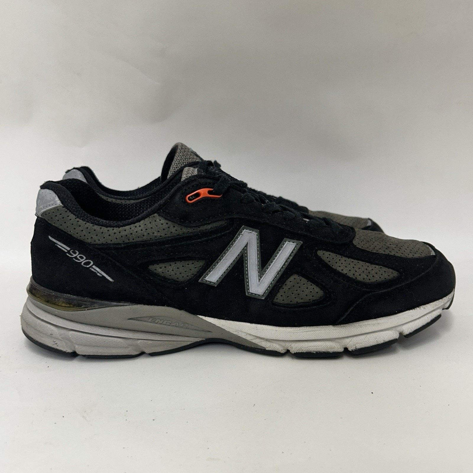 New Balance New Balance 990v4 “Black Olive Orange” M990MB4 Size US 12 / EU 45 - 4 Thumbnail