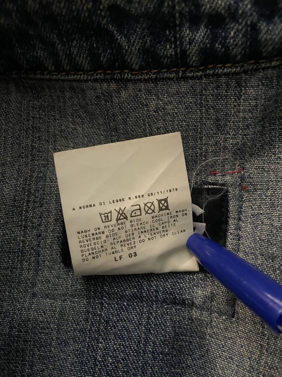 Dolce & Gabbana Dolce&Gabbana Denim Jacket Blue Funky Sport Size US S / EU 44-46 / 1 - 14 Thumbnail