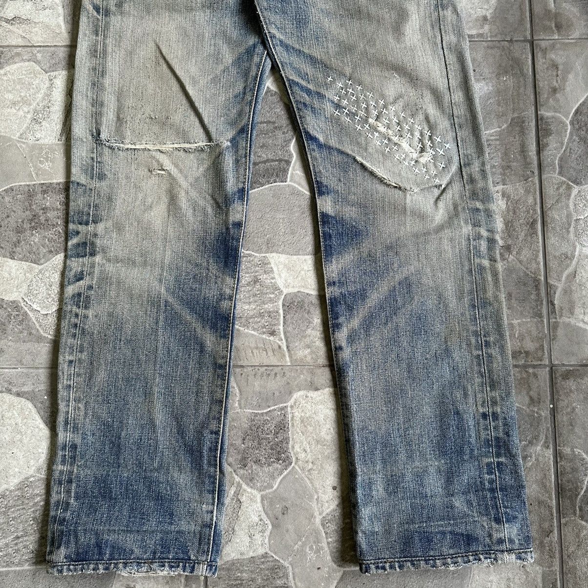 Levi's Vintage Clothing Vintage 1990s Levis 501-0657 Big E Selvedge Fadded Size US 28 / EU 44 - 6 Thumbnail