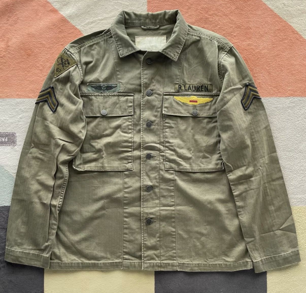 Denim & Supply Ralph Lauren Denim Supply Ralph Lauren Military Jacket K22 Size US S / EU 44-46 / 1 - 1 Thumbnail