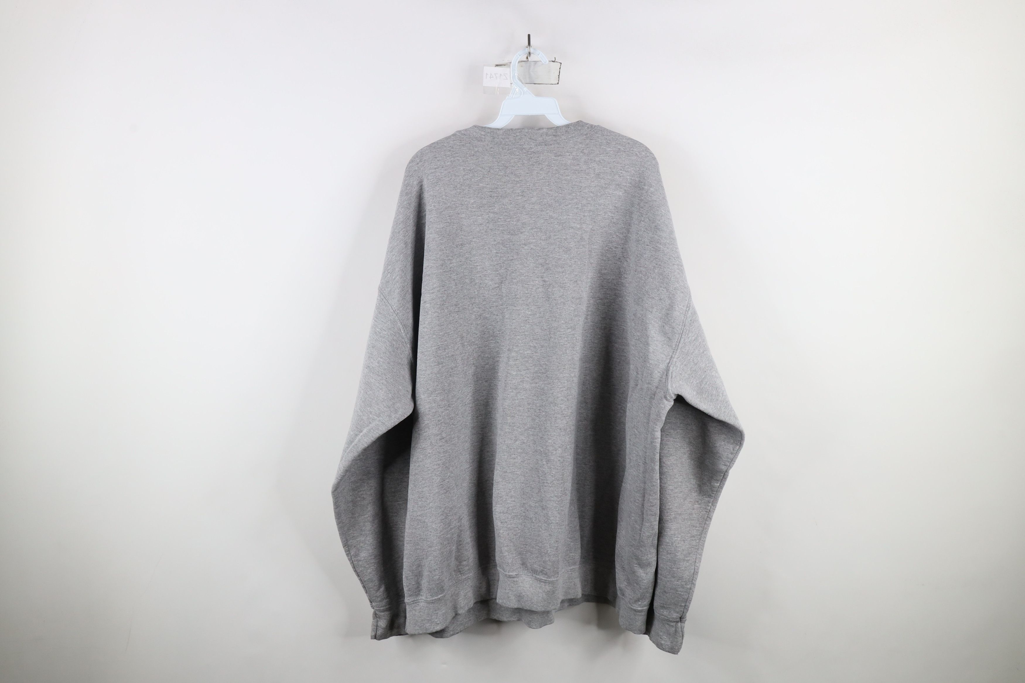 Vintage Vintage 90s Y2K Streetwear Crewneck Sweatshirt Heather Gray Size US XXL / EU 58 / 5 - 10 Thumbnail