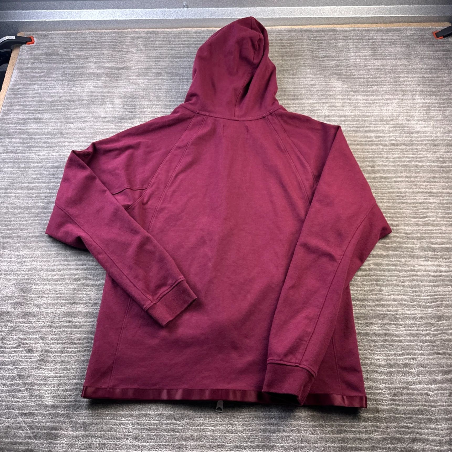 Jordan Brand Jordan Hoodie Mens Small Red Full Zip Logo Embroidered Sweatshirt Fleece Essentials Warm Up Size US S / EU 44-46 / 1 - 2 Thumbnail