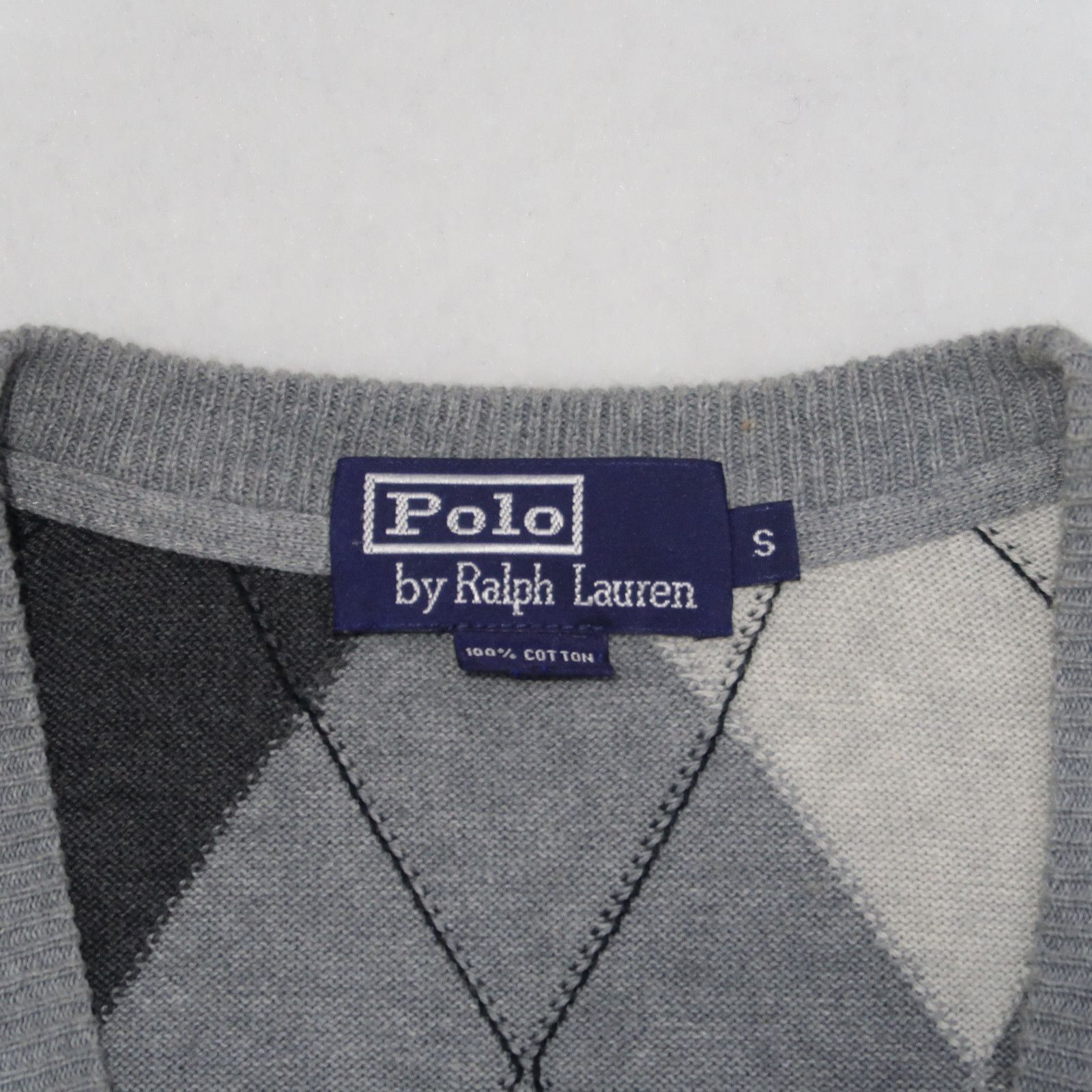 Polo Ralph Lauren VTG POLO RRL RALPH LAUREN ARGYLE RED HORSE Size US S / EU 44-46 / 1 - 4 Thumbnail