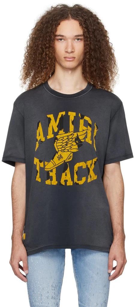 Amiri o1y0525 Logo T-Shirt in Lead Size US S / EU 44-46 / 1 - 1 Thumbnail