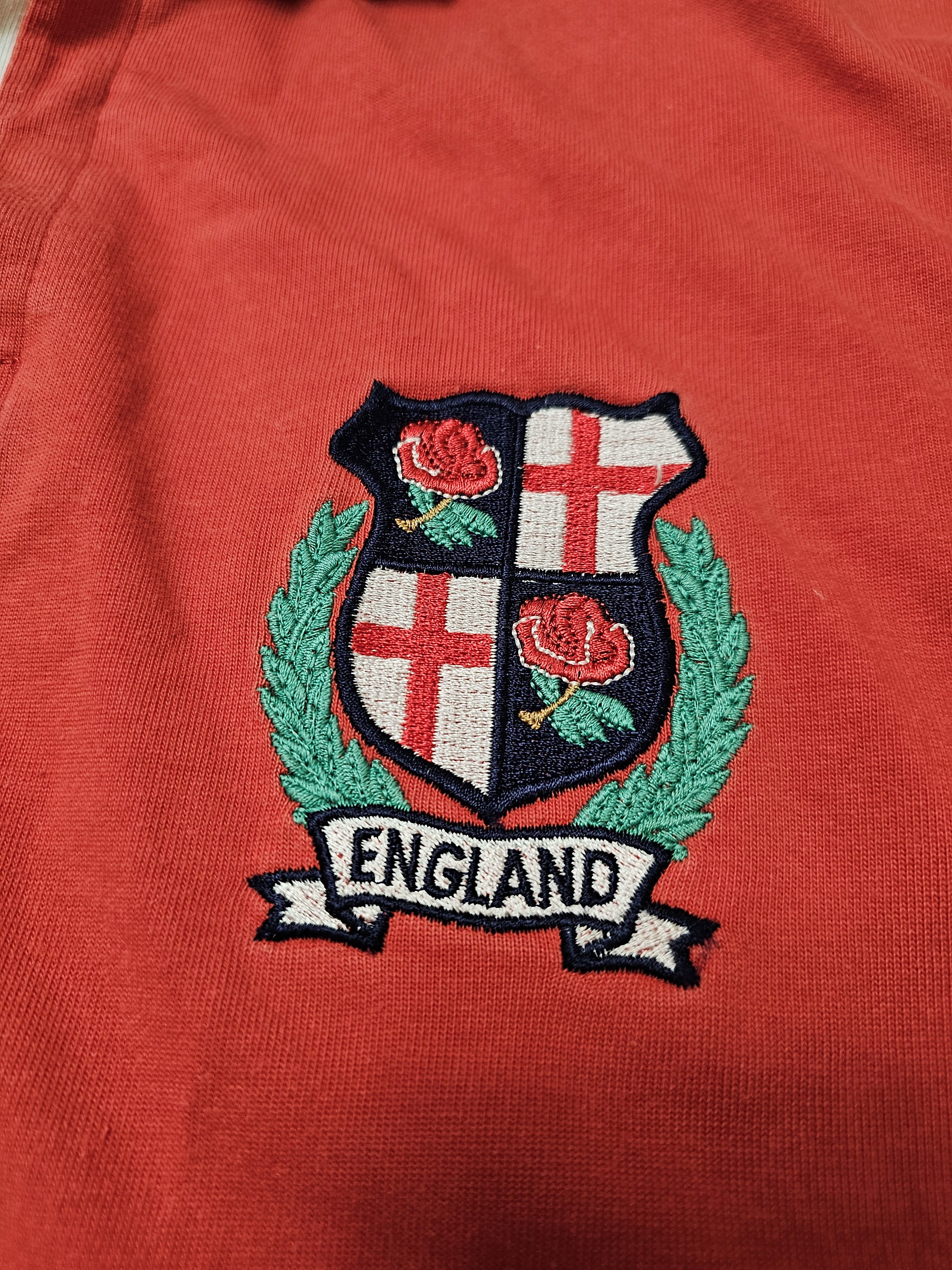 Cotton Traders × Vintage ENGLAND RUGBY JERSEY VINTAGE 90s LONG JERSEY RUGBY SHIRT Size US XL / EU 56 / 4 - 4 Thumbnail
