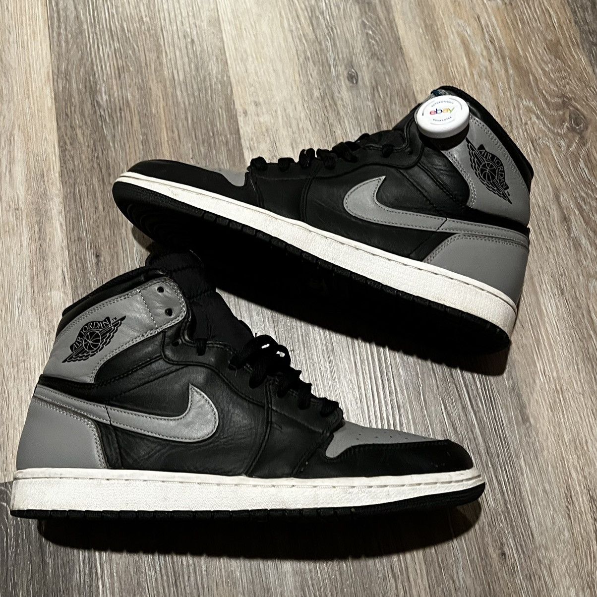 image of Jordan Nike Jordan 1 Shadow 2013 Shoes in Black, Men's (Size 10.5)