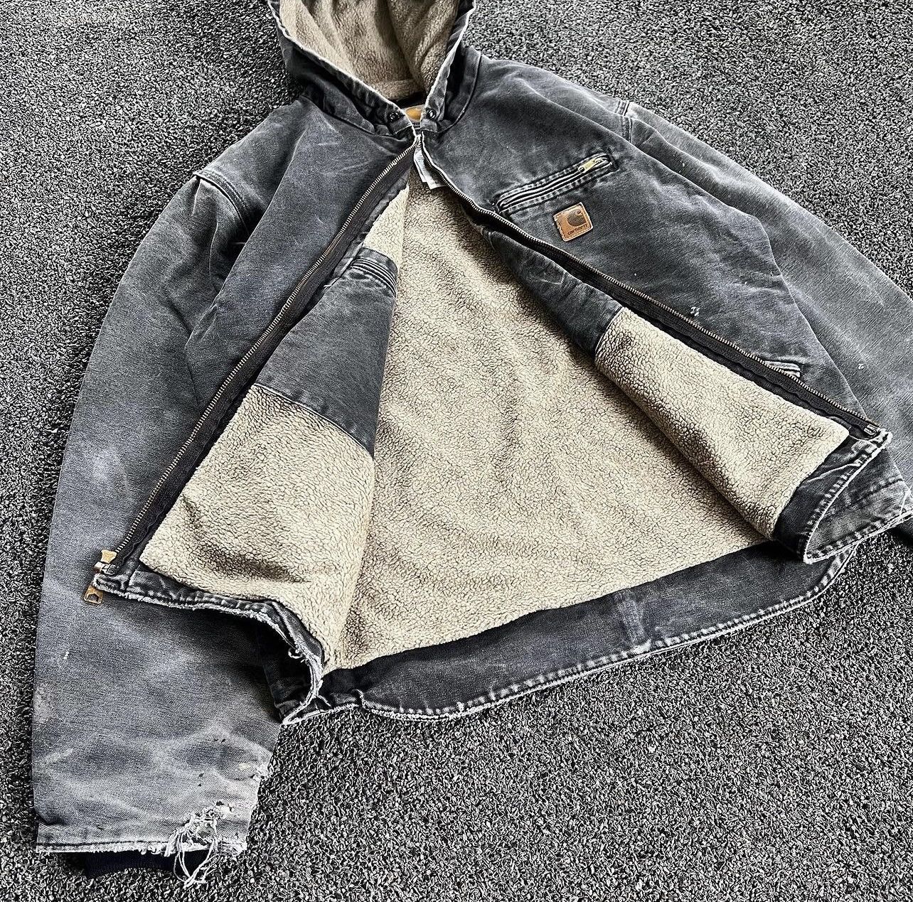 Carhartt Carhartt J141 BLK Hooded Detroit Jacket Size US L / EU 52-54 / 3 - 6 Thumbnail