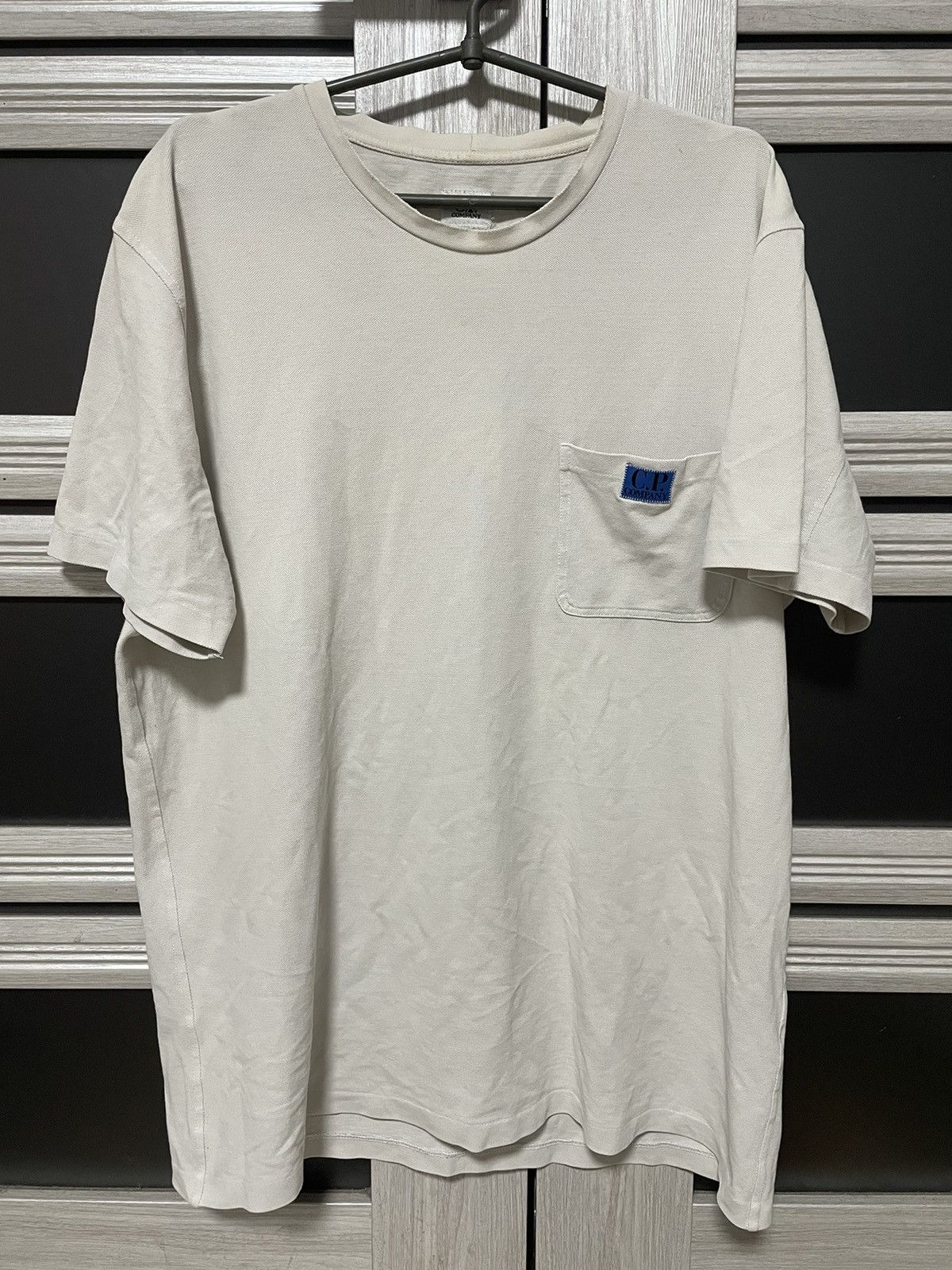 C.P. Company × Massimo Osti × Vintage CP Company SS10 Vintage Tee Pocket Logo T shirt Size US XL / EU 56 / 4 - 1 Thumbnail