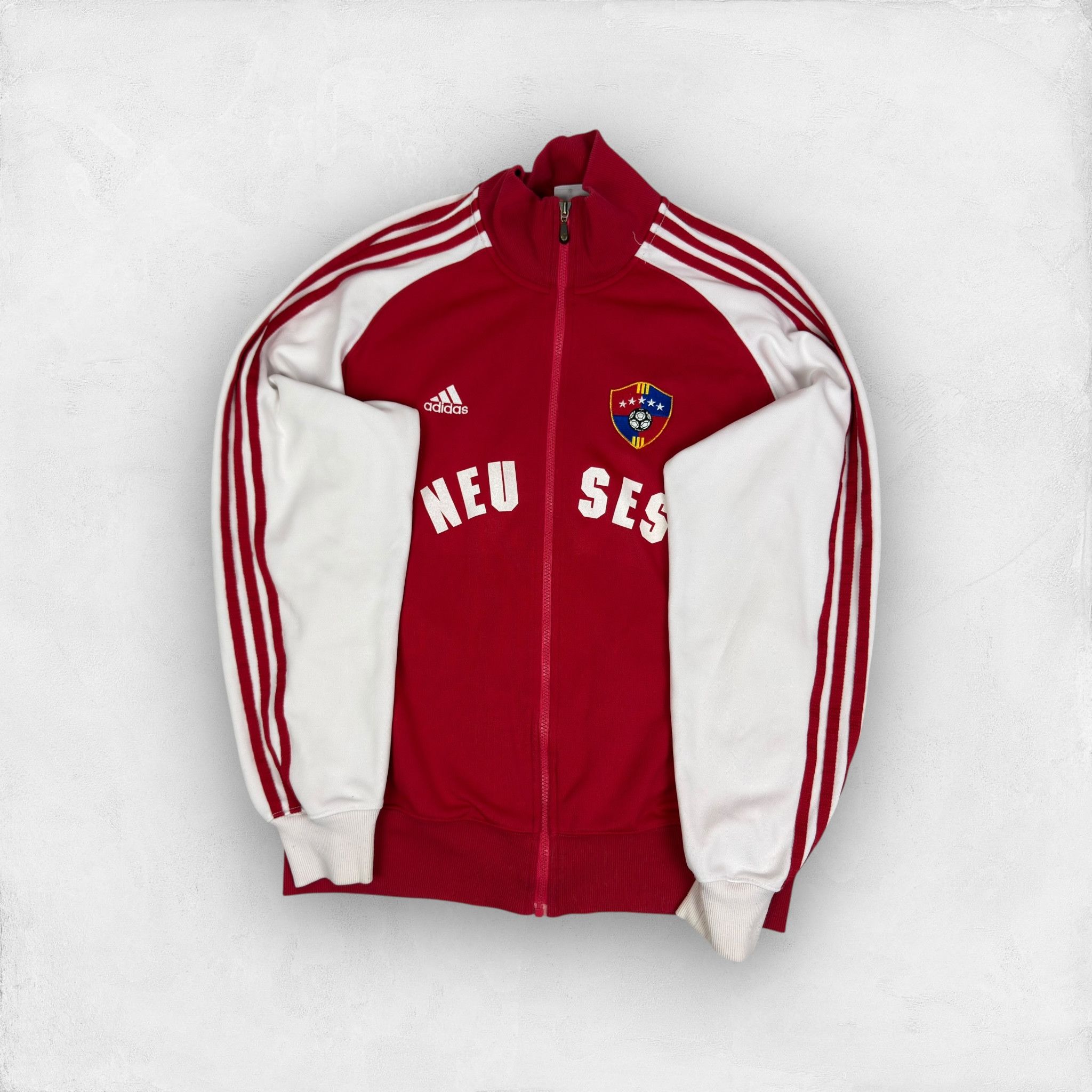 Adidas Adidas Colombia red White Long Sleeve Full Zip Jacket Size US L / EU 52-54 / 3 - 1 Thumbnail