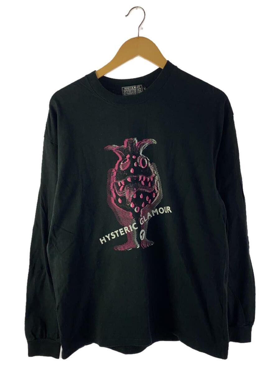 image of Hysteric Glamour Strawberry Longsleeve in Black, Men's (Size Large)