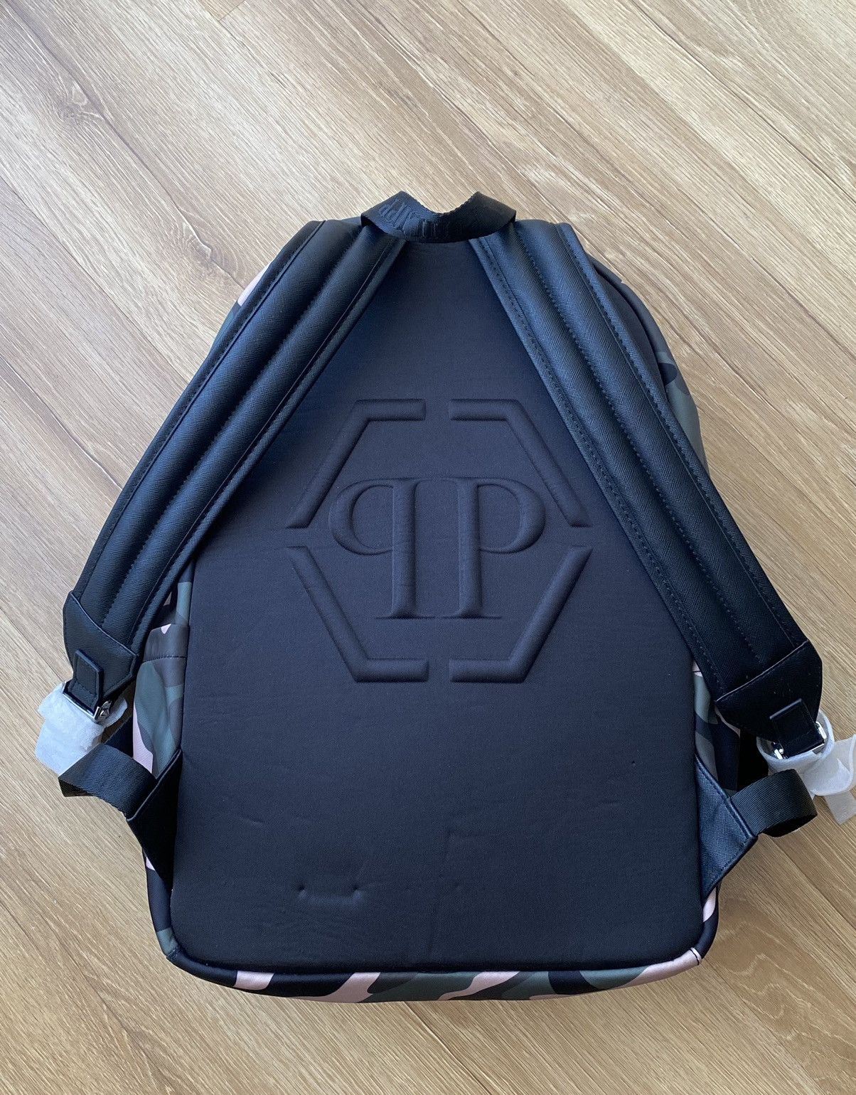Philipp Plein Philipp Plein Hexagon Camo Backpack y2k Size ONE SIZE - 19 Thumbnail