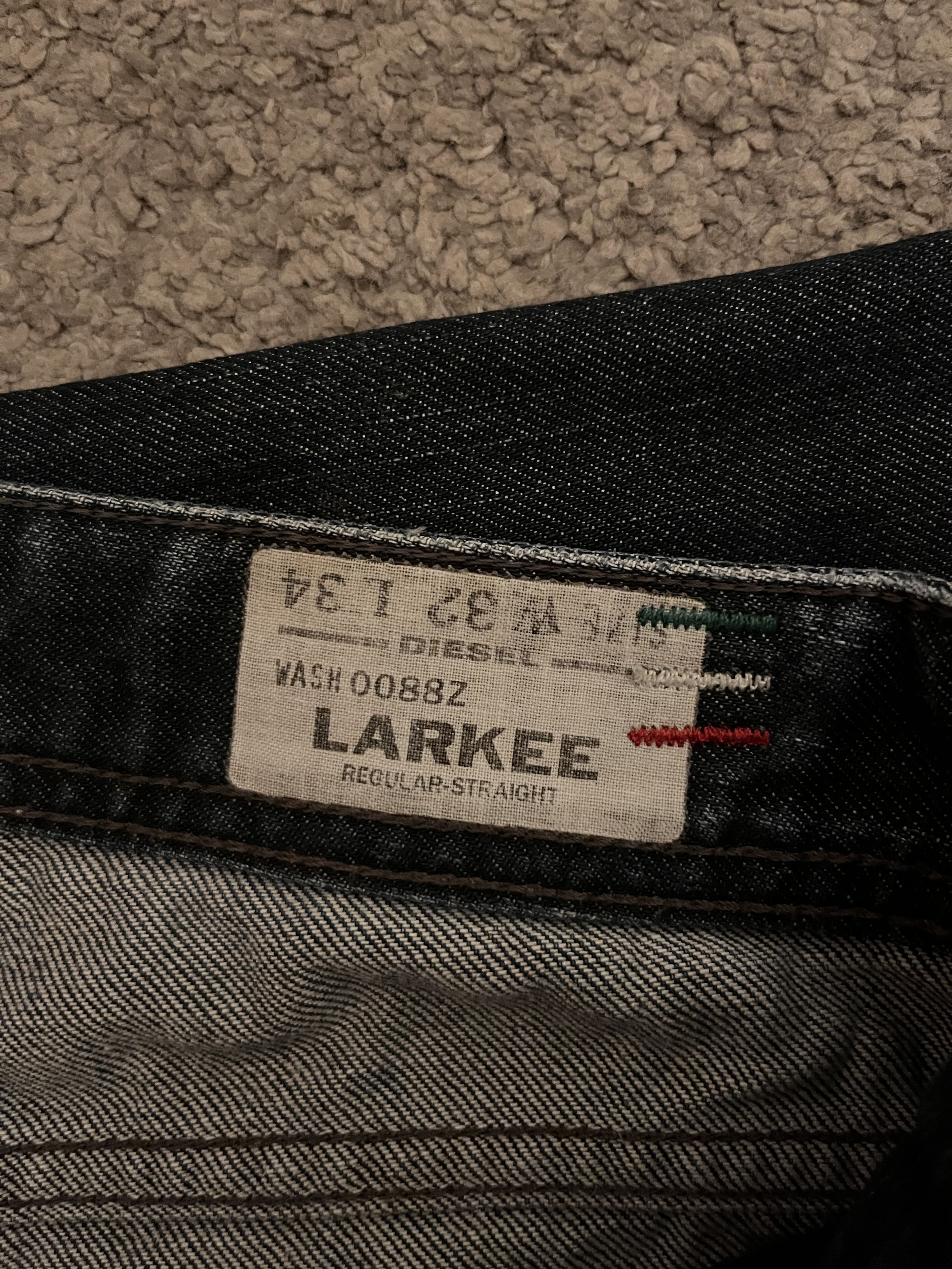 Diesel Leather Diesel Larkee W32L34/0088Z D.N.A Dirty New Age Size US 32 / EU 48 - 6 Thumbnail