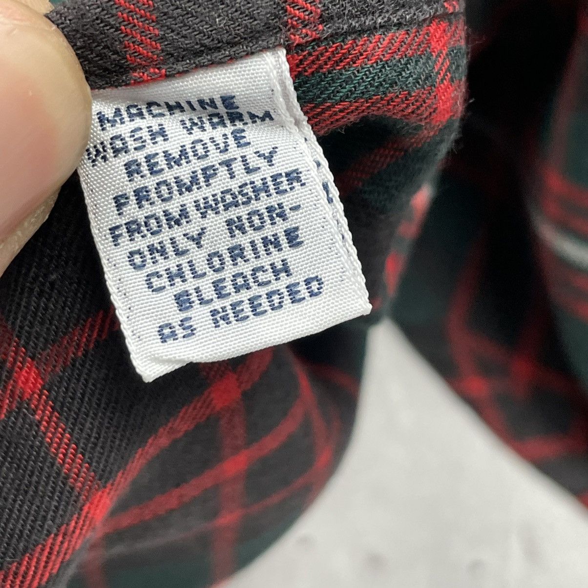 Polo Ralph Lauren × Vintage Vintage 90s Ralph Lauren Red Green Plaid Button Down Blaire Size US XXL / EU 58 / 5 - 5 Thumbnail