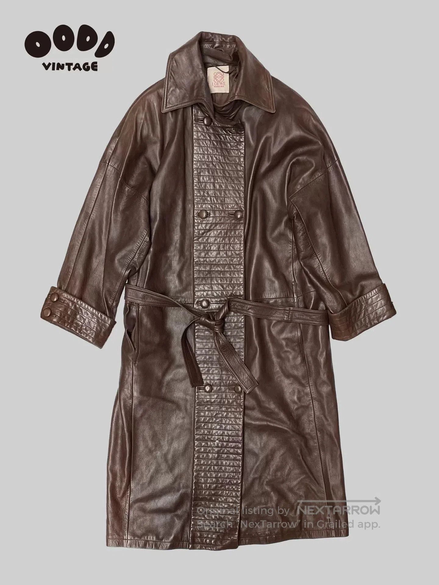 Loewe LOEWE Vintage Long Leather Coat. Size M / US 6-8 / IT 42-44 - 3 Thumbnail