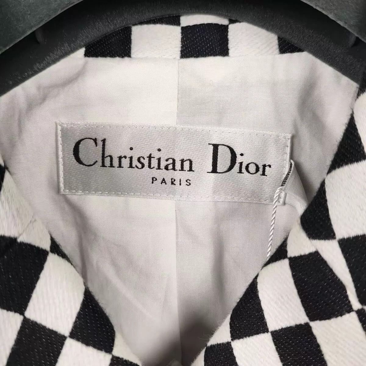 Dior Dior Oblique Checkerboard Blazer 42 Black & White Size S / US 4 / IT 40 - 6 Thumbnail
