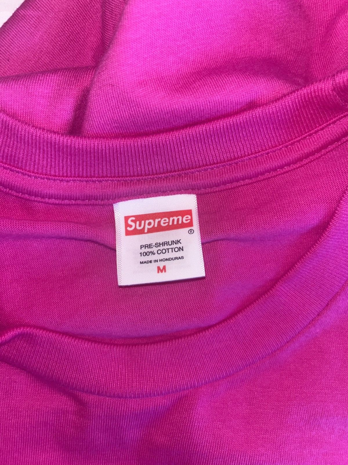 Supreme Pink Supreme Graphic Tee Size US M / EU 48-50 / 2 - 5 Thumbnail