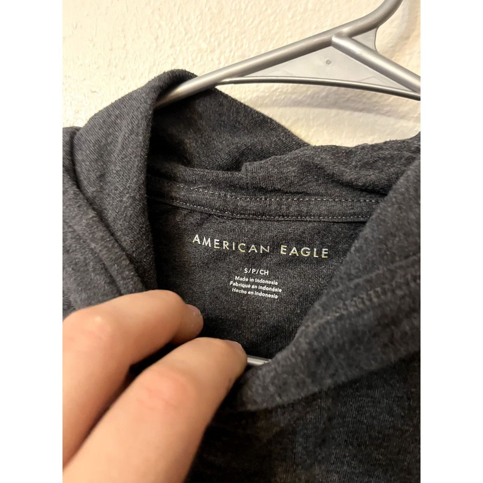 American Eagle Outfitters American Eagle Sweatshirt Mens Size Small Heather Gray Long Sleeve Hooded Size US S / EU 44-46 / 1 - 3 Thumbnail