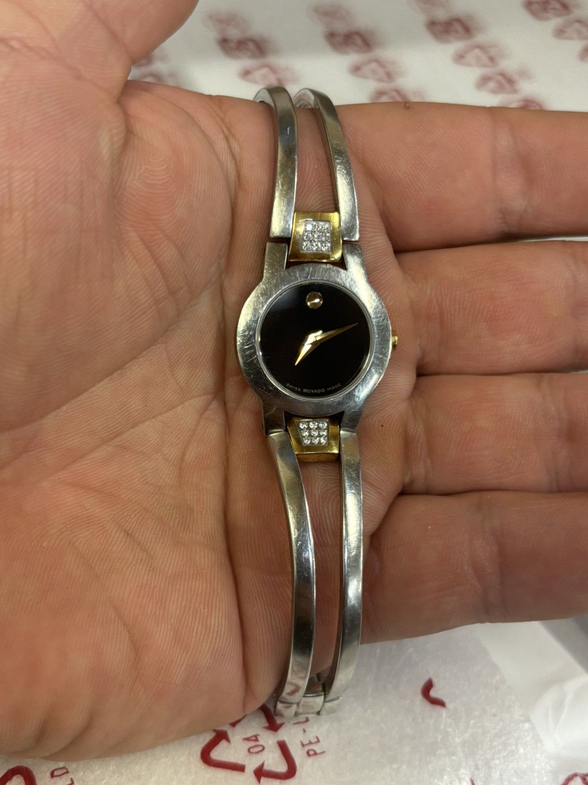 Movado Movado Amorosa 81.E41.1842 2-Tone Women’s Watch! Size ONE SIZE - 6 Thumbnail