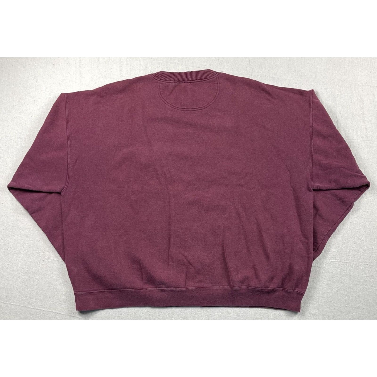 Starter VINTAGE Starter 90s XL Crewneck Sweatshirt Mens Pro80 Heavyweight Maroon Blank Size US XL / EU 56 / 4 - 2 Thumbnail