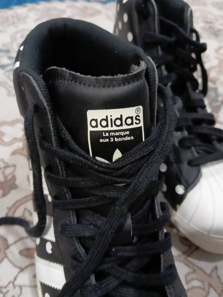 Adidas adidas highcut 7.5us women shoes polka dot 6uk | Grailed