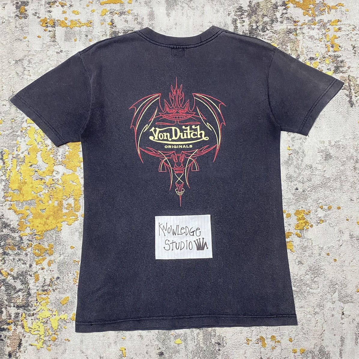 Vintage × Von Dutch Vintage 90s Von Dutch Shirt Von Dutch SunFaded Size US S / EU 44-46 / 1 - 1 Thumbnail