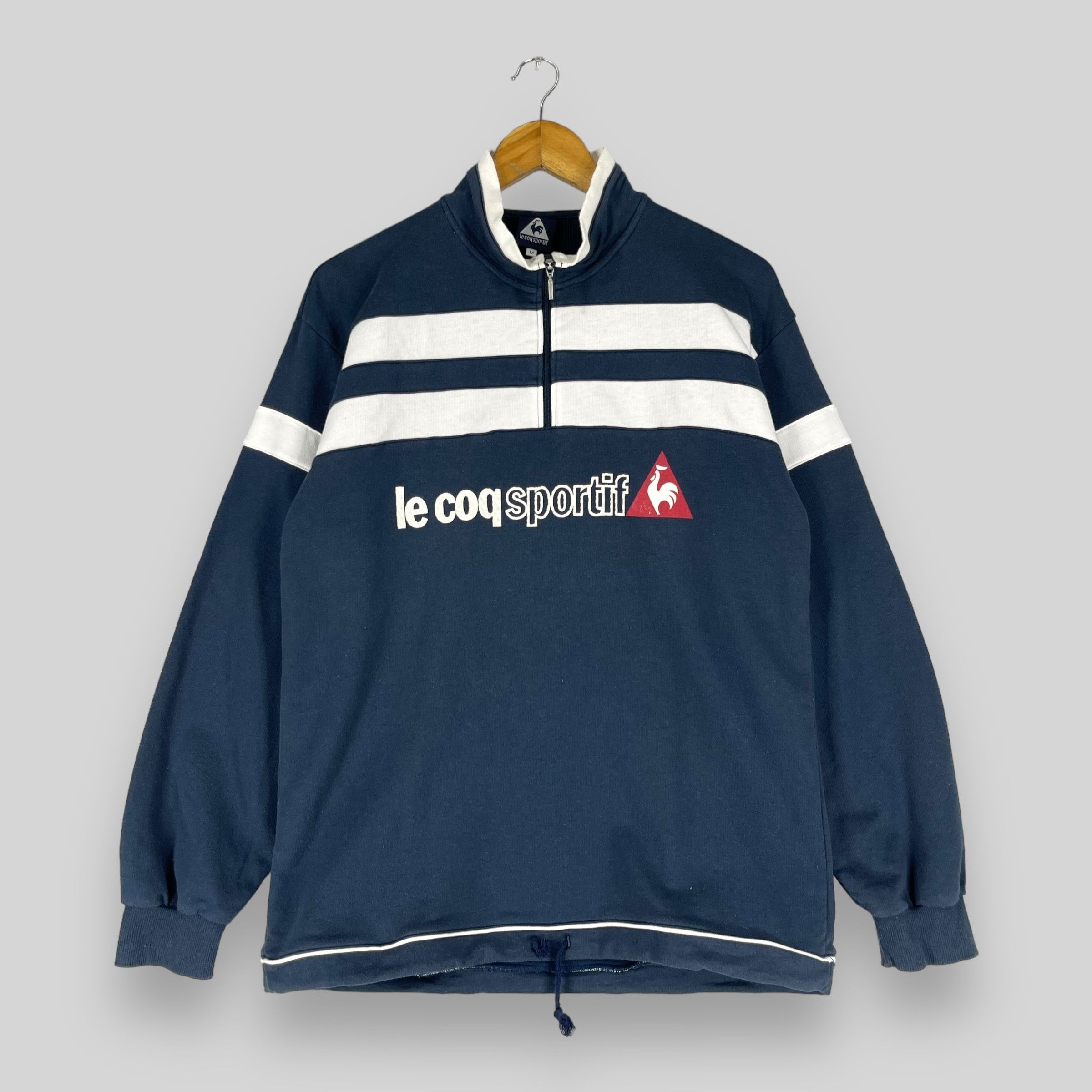 Le Coq Sportif × Vintage Vintage Y2K LE COQ SPORTIF Half Zipper Sweatshirt Size US M / EU 48-50 / 2 - 1 Thumbnail