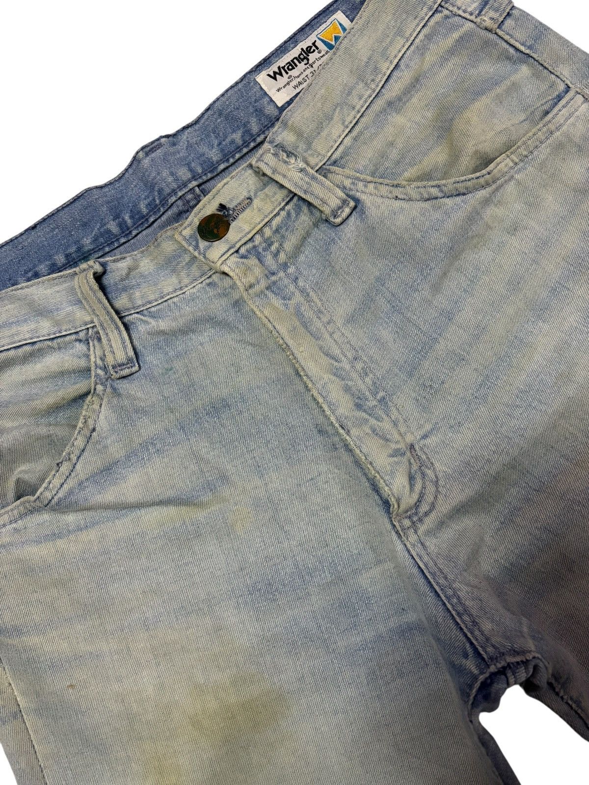 Other Vtg 80s Wrangler Japan Flared Distressed Jeans Size US 30 / EU 46 - 5 Thumbnail